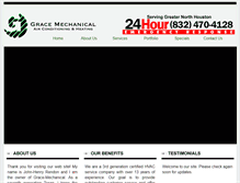 Tablet Screenshot of grace-mechanical.com